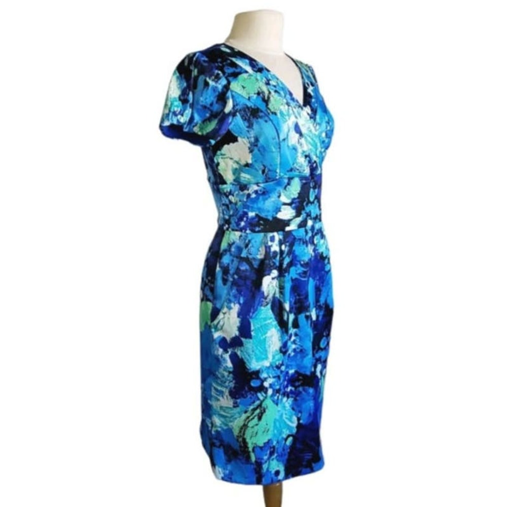 RABBIT RABBIT RABBIT DESIGNS Floral Sheath Dress Womens Size 10